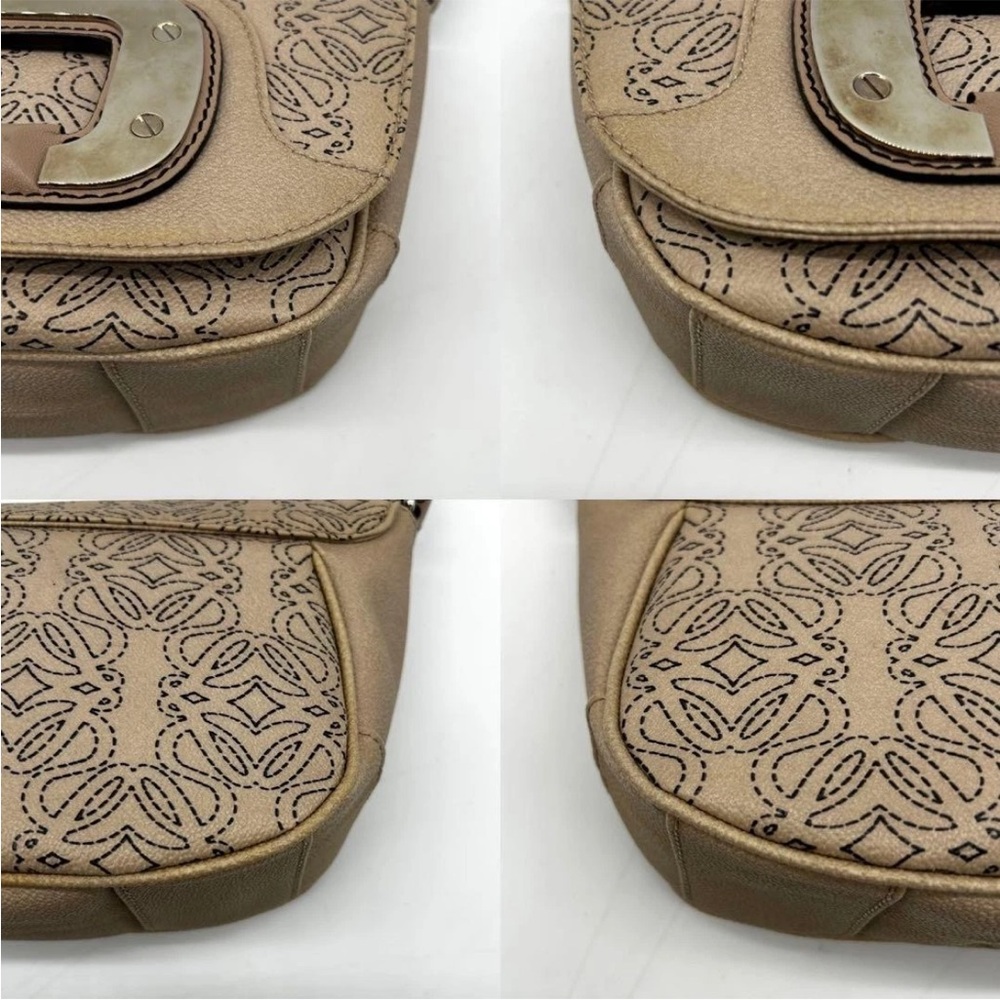 Loewe Beige Patterned Shoulder Bag - image 3